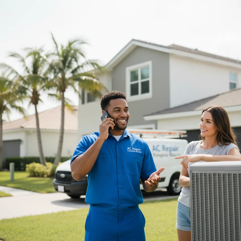 AC Repair Pompano Beach customer support in Ashwaubenon